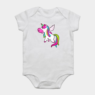 Unicorn with Wings Baby Bodysuit